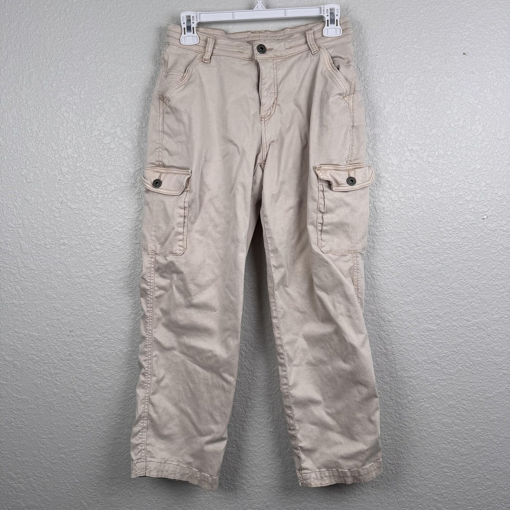 Kuhl Cargo Pants Womens 4 (26x26) Regular Khaki Hiking Outdoor Utility Pockets